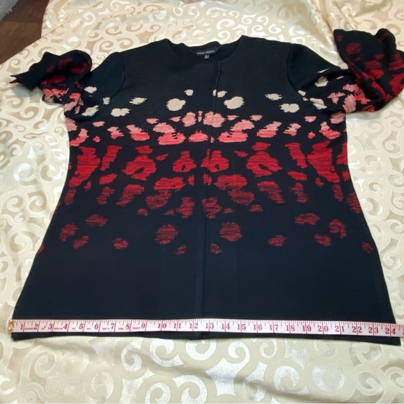 Ming Wang Women's XL Cardigan Jacket 3/4 Sleeve EUC - Picture 7 of 13